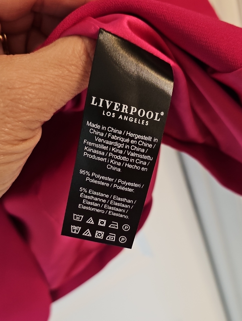 Liverpool Bright Fuchsia Single-Button Blazer - Picture 8 of 10
